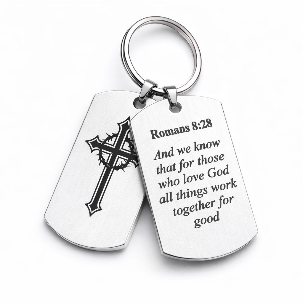 Bible Verse Keychain (Библейски Медальон)